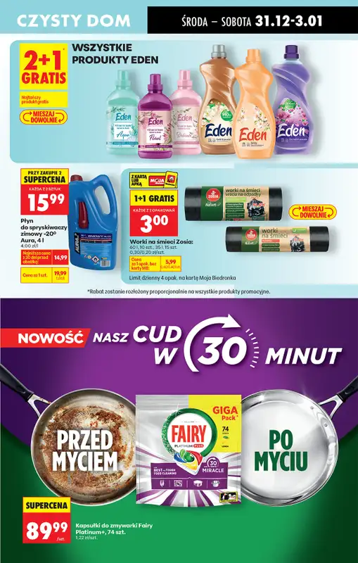 Biedronka - gazetka promocyjna Gazetka od środy 31.12 do wtorku 06.01 - strona 73