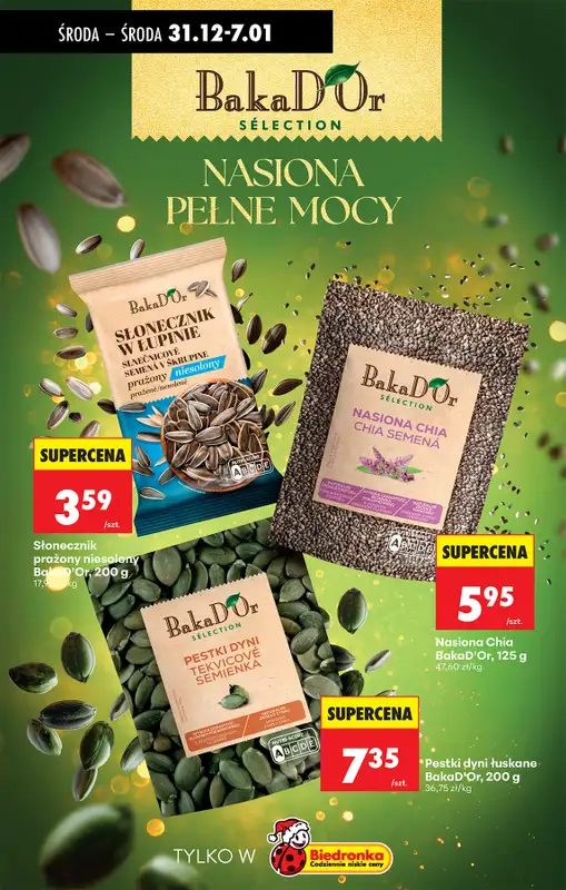 Biedronka - gazetka promocyjna Gazetka, Z ladą tradycyjną od środy 31.12 do wtorku 06.01 - strona 60