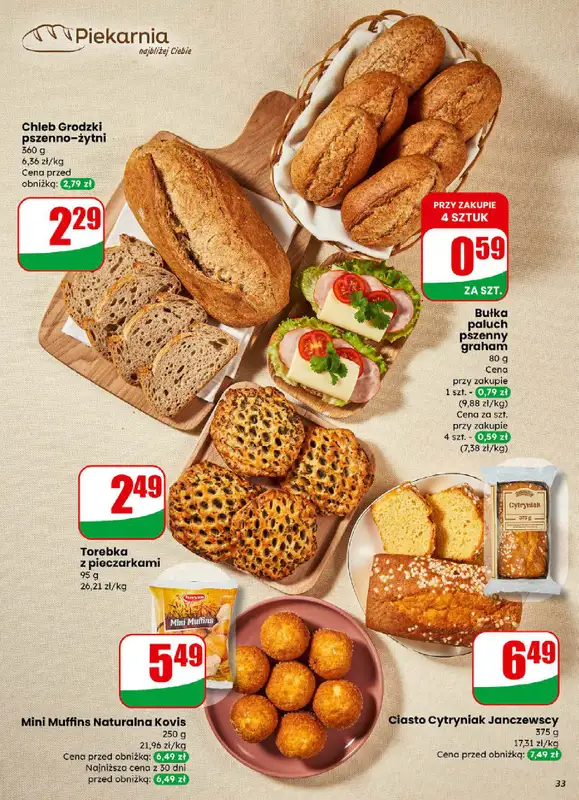 Dino - gazetka promocyjna Gazetka od środy 31.12 do poniedziałku 05.01 - strona 33