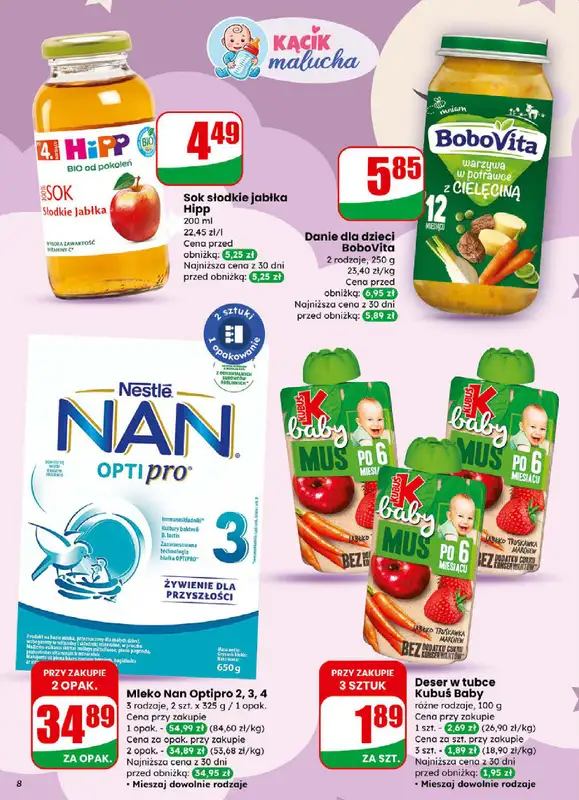 Dino - gazetka promocyjna Gazetka od środy 31.12 do poniedziałku 05.01 - strona 8