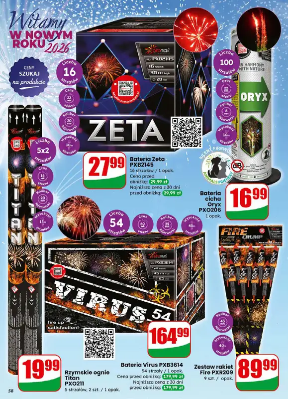 Dino - gazetka promocyjna Gazetka od środy 31.12 do poniedziałku 05.01 - strona 58