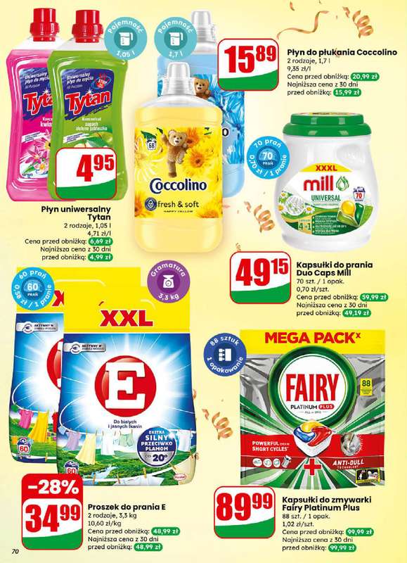 Dino - gazetka promocyjna Gazetka od środy 31.12 do poniedziałku 05.01 - strona 70