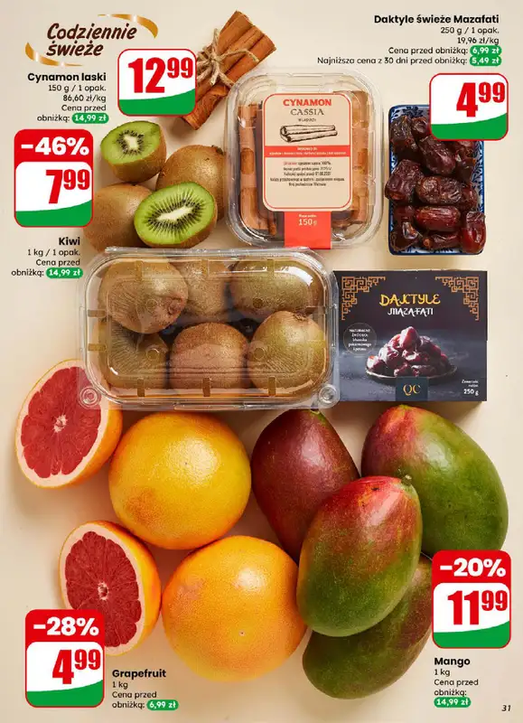 Dino - gazetka promocyjna Gazetka od środy 31.12 do poniedziałku 05.01 - strona 31