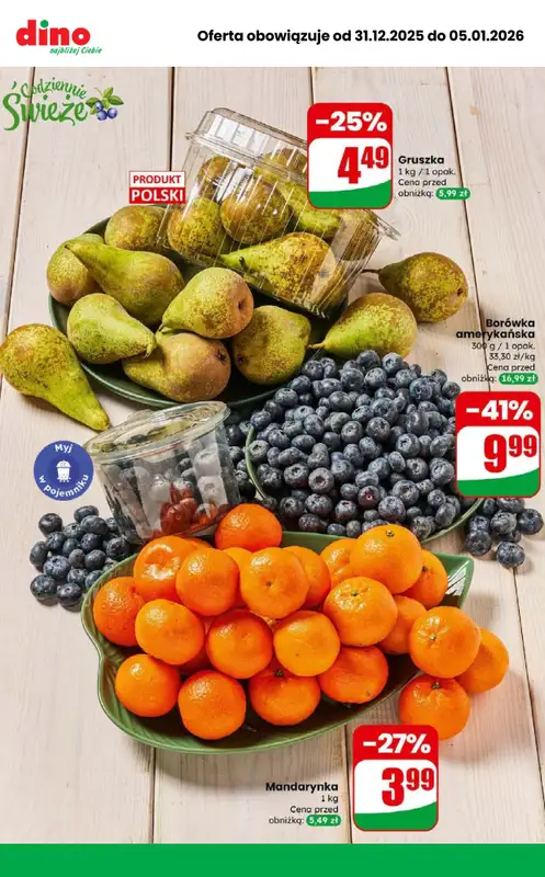 Dino - gazetka promocyjna MEGA promocje! od środy 31.12 do poniedziałku 05.01 - strona 7