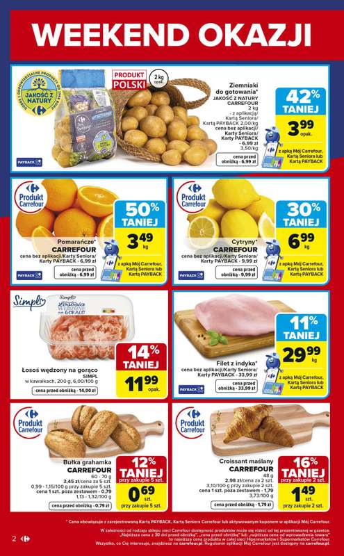 Carrefour - gazetka promocyjna Gazetka Weekend okazji już od piątku od piątku 02.01 do soboty 03.01 - strona 2