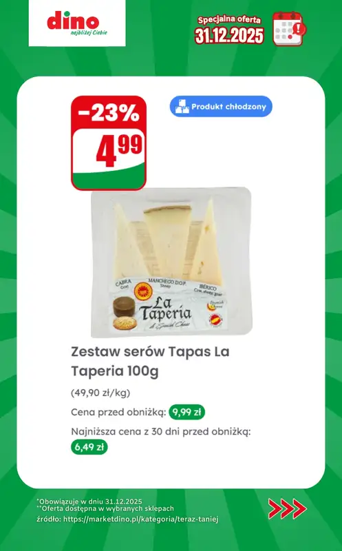 Dino - gazetka promocyjna Specjalna oferta na 31.12.2025 - promocje spoza gazetki od środy 31.12 do środy 31.12 - strona 10
