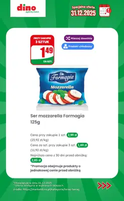 Dino - gazetka promocyjna Specjalna oferta na 31.12.2025 - promocje spoza gazetki od środy 31.12 do środy 31.12 - strona 8