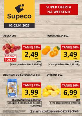 Supeco - gazetka promocyjna Super oferta na Weekend od piątku 02.01 do soboty 03.01