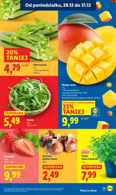 Lidl - gazetka promocyjna Oferta od poniedziałku od poniedziałku 29.12 do środy 31.12 - strona 25