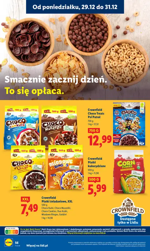 Lidl - gazetka promocyjna Oferta od poniedziałku od poniedziałku 29.12 do środy 31.12 - strona 56