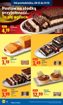 Lidl - gazetka promocyjna Oferta od poniedziałku od poniedziałku 29.12 do środy 31.12 - strona 52