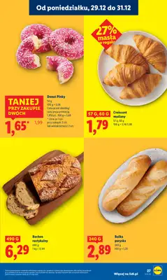 Lidl - gazetka promocyjna Oferta od poniedziałku od poniedziałku 29.12 do środy 31.12 - strona 27