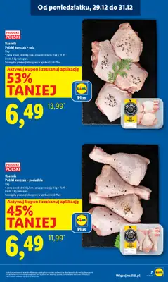 Lidl - gazetka promocyjna Oferta od poniedziałku od poniedziałku 29.12 do środy 31.12 - strona 7