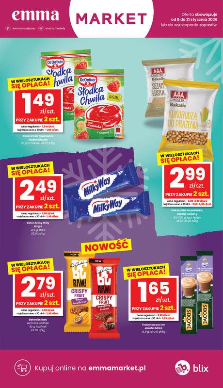 emma MARKET - gazetka promocyjna Gazetka od czwartku 08.01 do środy 21.01 - strona 5