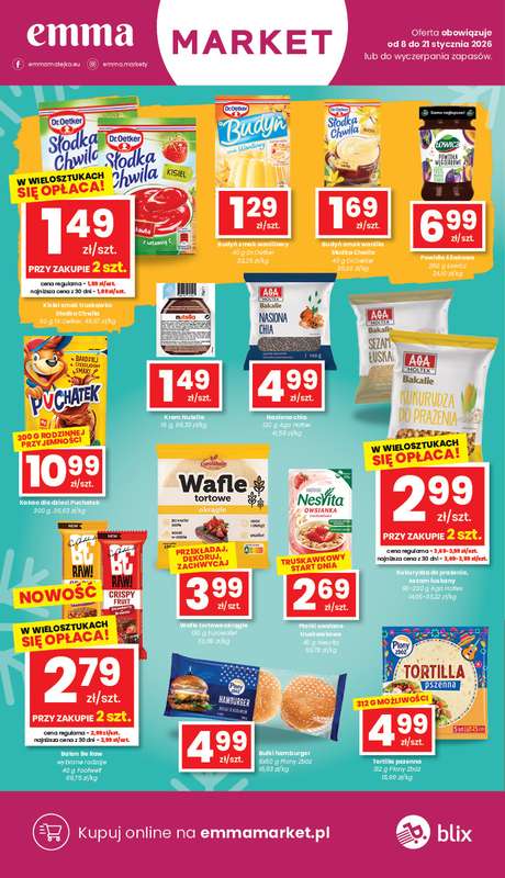 emma MARKET - gazetka promocyjna Gazetka od czwartku 08.01 do środy 21.01 - strona 12