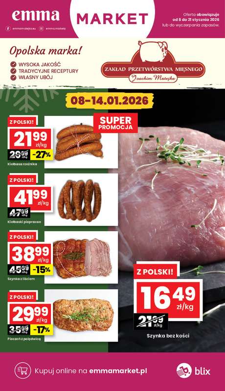 emma MARKET - gazetka promocyjna Gazetka od czwartku 08.01 do środy 21.01 - strona 3