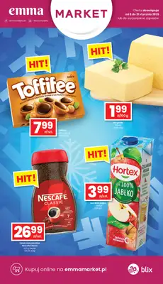emma MARKET - gazetka promocyjna Gazetka od czwartku 08.01 do środy 21.01