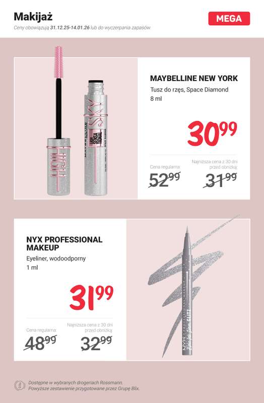 Rossmann - gazetka promocyjna MEGA promocje! od środy 31.12 do środy 07.01 - strona 8