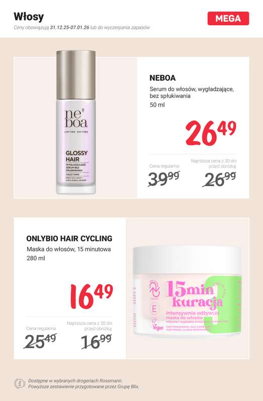 Rossmann - gazetka promocyjna MEGA promocje! od środy 31.12 do środy 07.01 - strona 11