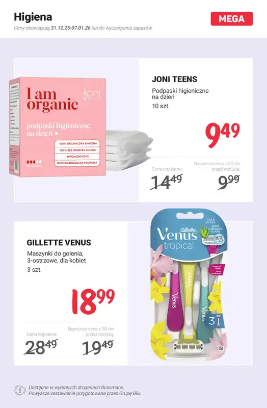 Rossmann - gazetka promocyjna MEGA promocje! od środy 31.12 do środy 07.01 - strona 6