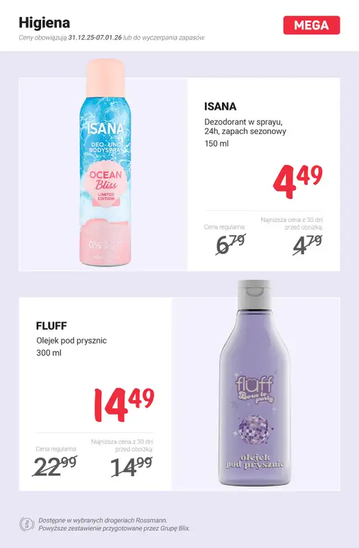 Rossmann - gazetka promocyjna MEGA promocje! od środy 31.12 do środy 07.01 - strona 7