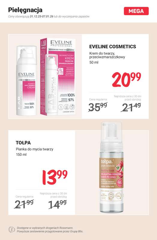 Rossmann - gazetka promocyjna MEGA promocje! od środy 31.12 do środy 07.01 - strona 3