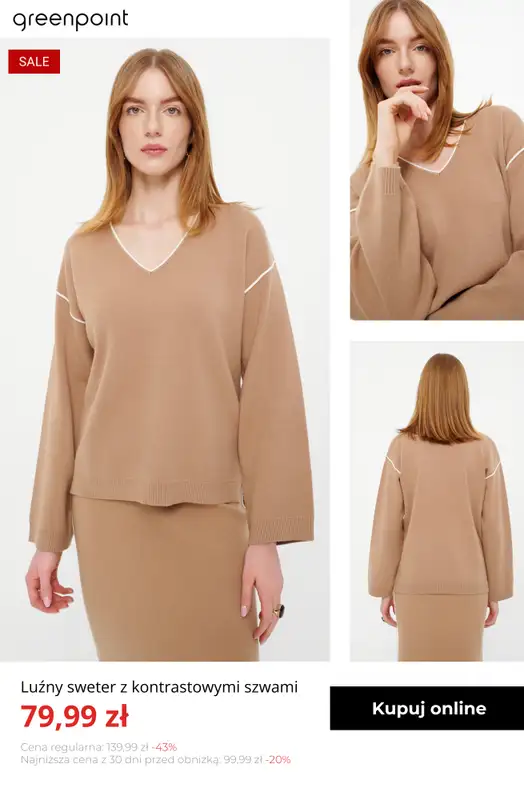 Greenpoint - gazetka promocyjna Zimowy look w supercenie! od środy 31.12  - strona 9