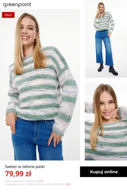 Greenpoint - gazetka promocyjna Zimowy look w supercenie! od środy 31.12  - strona 10