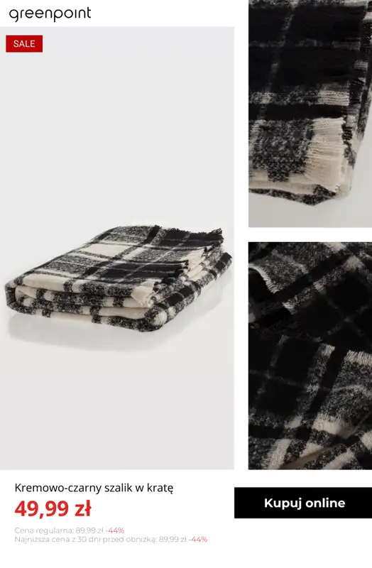 Greenpoint - gazetka promocyjna Zimowy look w supercenie! od środy 31.12  - strona 8