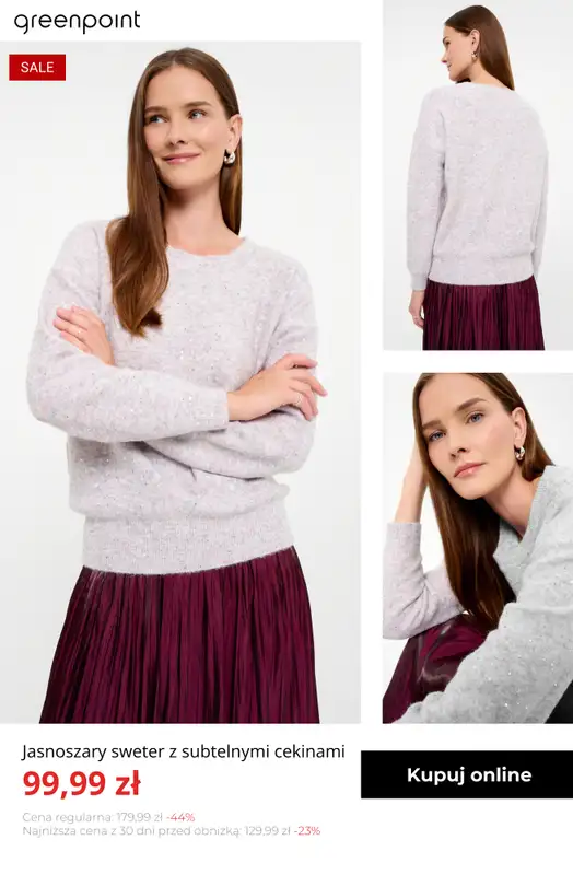 Greenpoint - gazetka promocyjna Zimowy look w supercenie! od środy 31.12  - strona 13