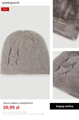 Greenpoint - gazetka promocyjna Zimowy look w supercenie! od środy 31.12  - strona 6