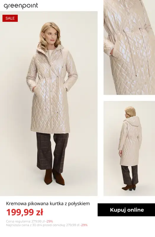 Greenpoint - gazetka promocyjna Zimowy look w supercenie! od środy 31.12  - strona 11