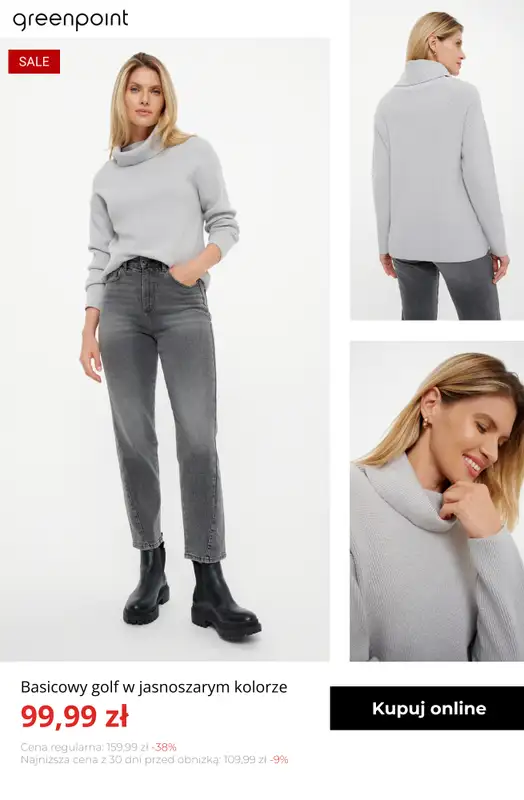 Greenpoint - gazetka promocyjna Zimowy look w supercenie! od środy 31.12  - strona 7