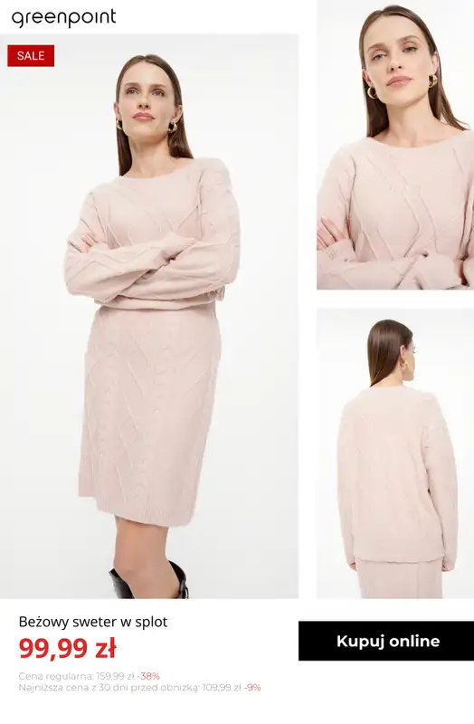 Greenpoint - gazetka promocyjna Zimowy look w supercenie! od środy 31.12  - strona 16