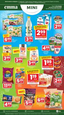 emma MARKET - gazetka promocyjna Plakaty promocyjne Emma Mini od czwartku 08.01 do środy 21.01