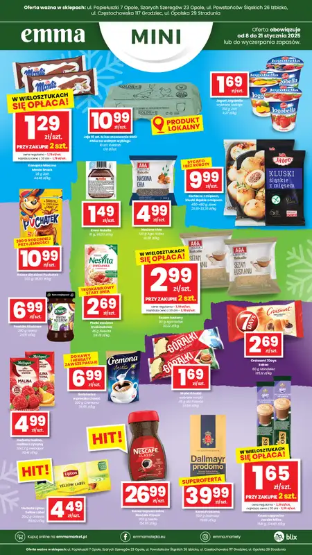 emma MARKET - gazetka promocyjna Plakaty promocyjne Emma Mini   - strona 2
