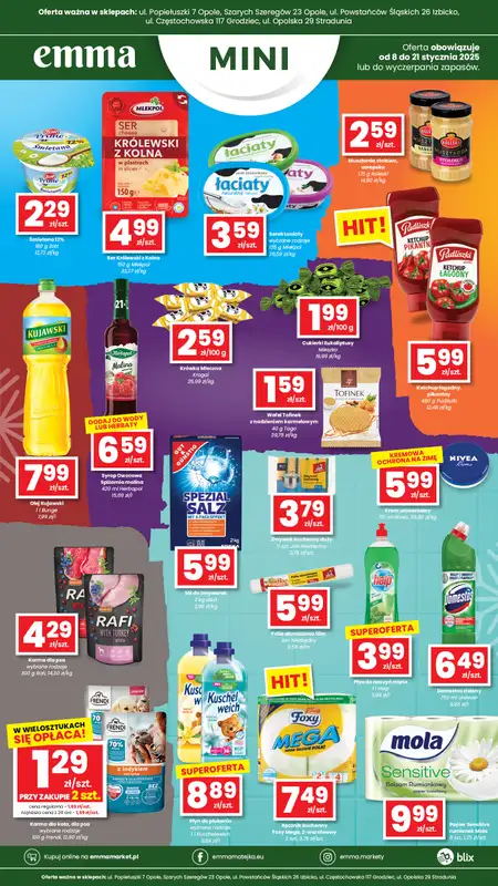 emma MARKET - gazetka promocyjna Plakaty promocyjne Emma Mini   - strona 3