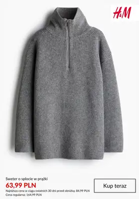 H&M - gazetka promocyjna Do -50% na swetry damskie od czwartku 01.01  - strona 10