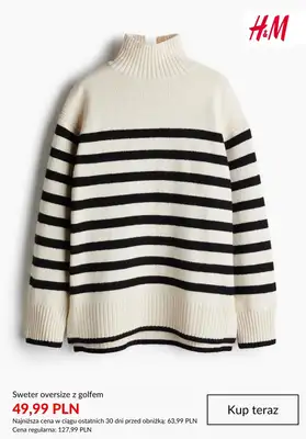 H&M - gazetka promocyjna Do -50% na swetry damskie od czwartku 01.01  - strona 12