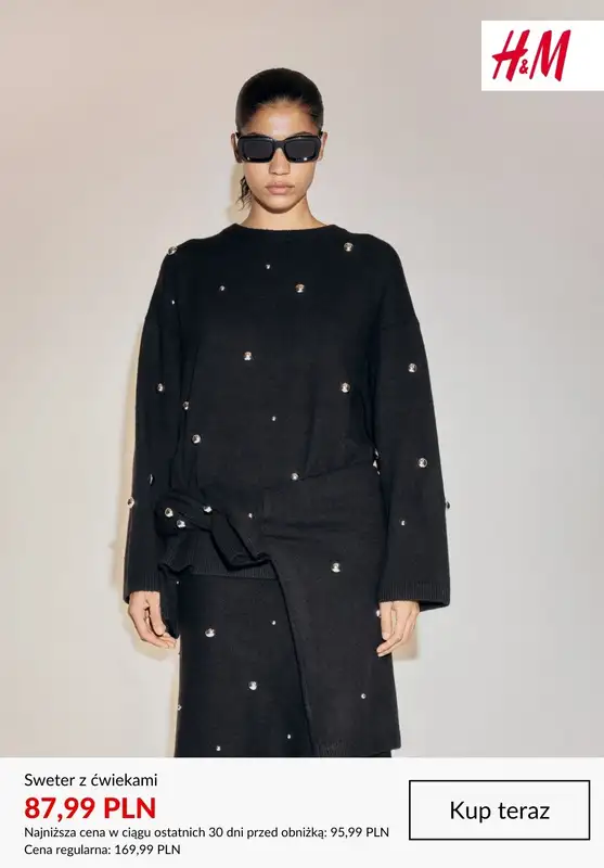 H&M - gazetka promocyjna Do -50% na swetry damskie od czwartku 01.01  - strona 6