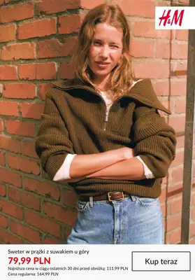 H&M - gazetka promocyjna Do -50% na swetry damskie od czwartku 01.01  - strona 8