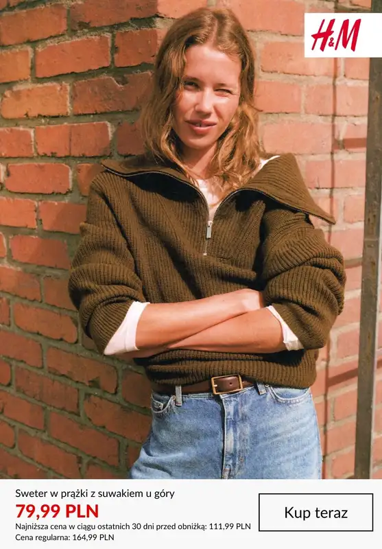 H&M - gazetka promocyjna Do -50% na swetry damskie od czwartku 01.01  - strona 8