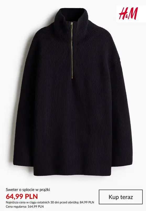 H&M - gazetka promocyjna Do -50% na swetry damskie   - strona 3