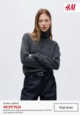 H&M - gazetka promocyjna Do -50% na swetry damskie od czwartku 01.01  - strona 11