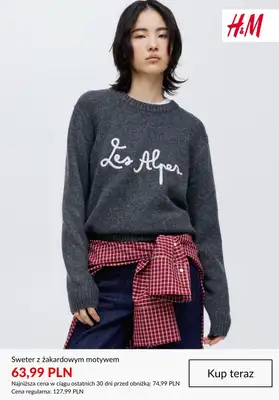 H&M - gazetka promocyjna Do -50% na swetry damskie od czwartku 01.01  - strona 4