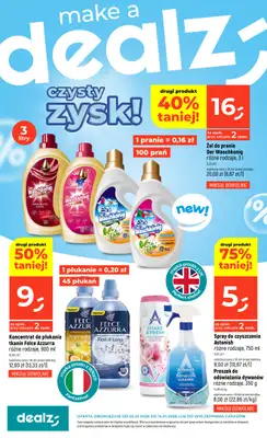 Dealz - gazetka promocyjna Czysty Zysk  do środy 14.01