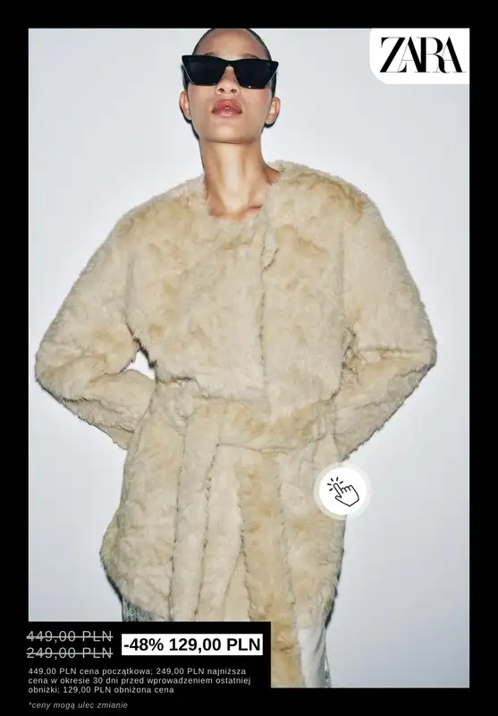 Zara - gazetka promocyjna Płaszcze damskie z wyprzedaży od środy 31.12  - strona 5