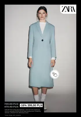 Zara - gazetka promocyjna Płaszcze damskie z wyprzedaży od środy 31.12  - strona 6