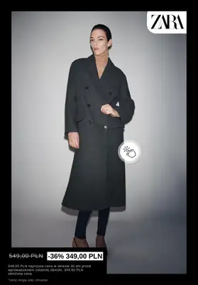 Zara - gazetka promocyjna Płaszcze damskie z wyprzedaży od środy 31.12  - strona 3