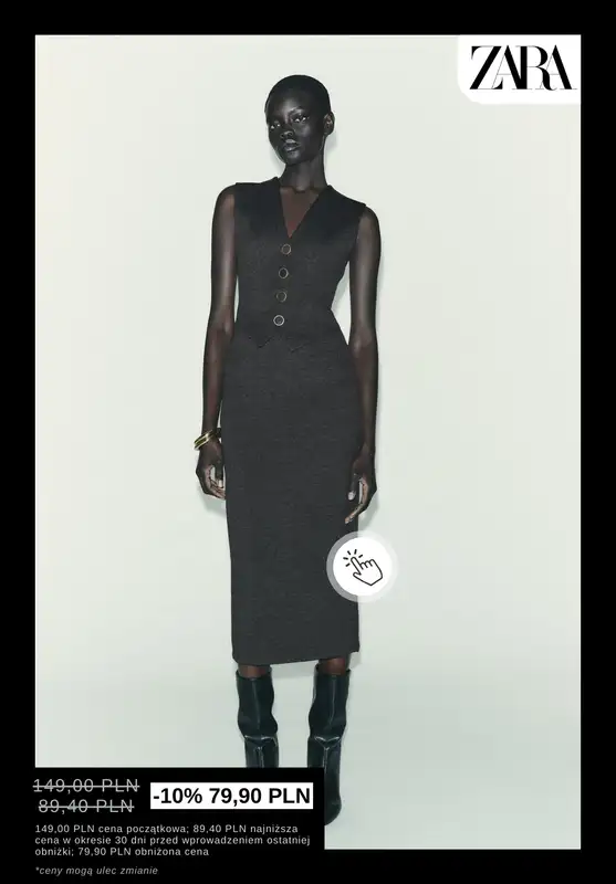 Zara - gazetka promocyjna Sukienki z wyprzedaży od czwartku 01.01  - strona 10